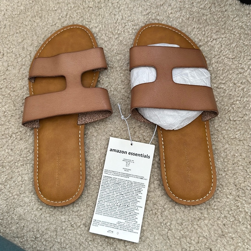 Amazon essentials brown sandals